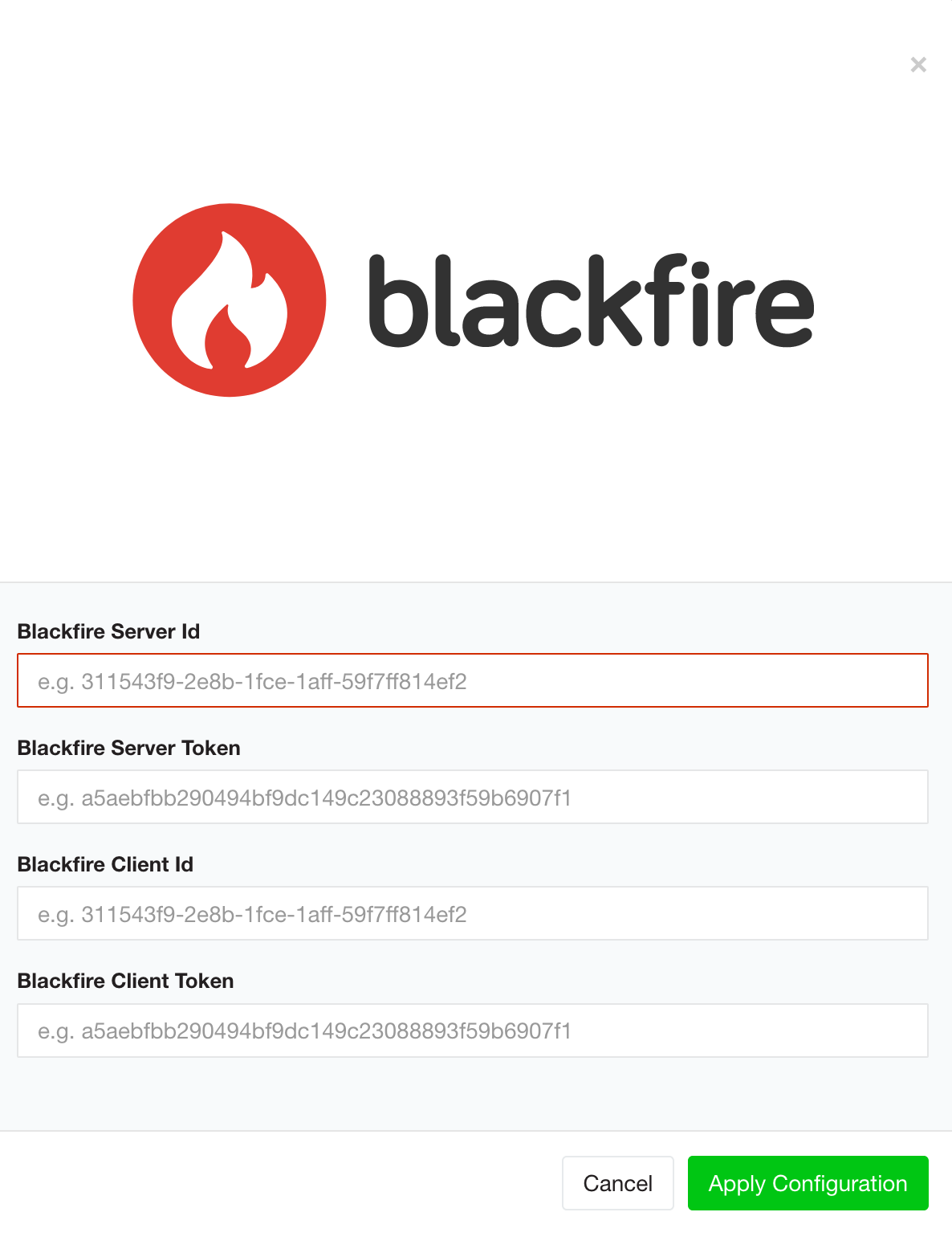 Blackfire profiling configuration
